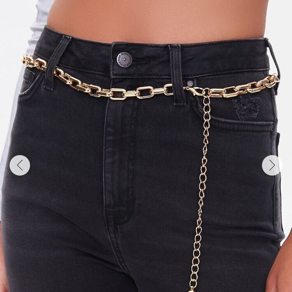 NWT Forever 21 Gold Chain Belt